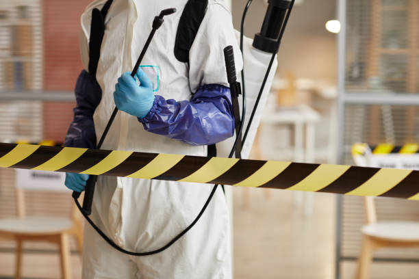 Professional Biohazard Cleanup technician working in Carmel, IN